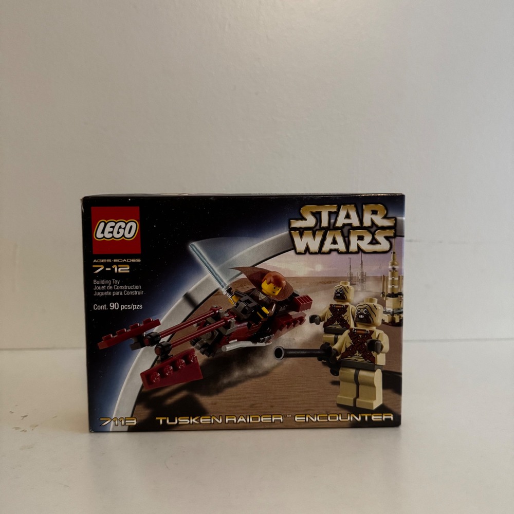 LEGO Star Wars 7113 Tusken Raider Encounter 2002 New Sealed 90 pcs Anakin
